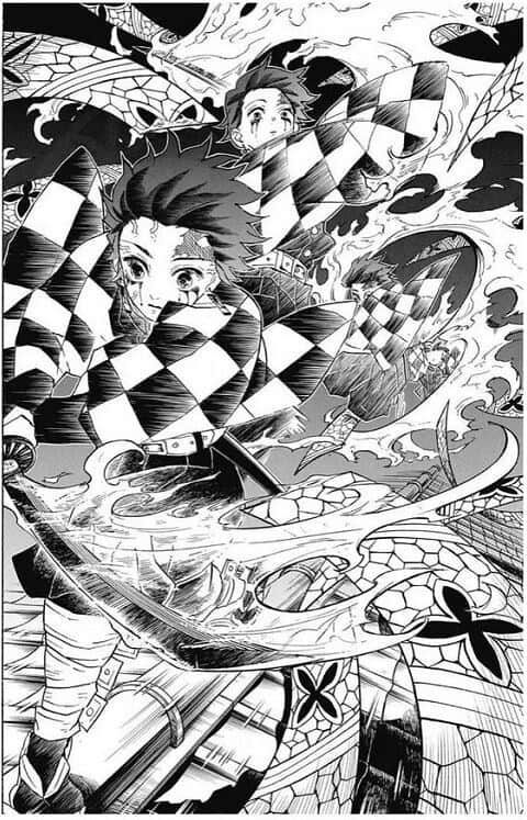  Demon Slayer manga panel