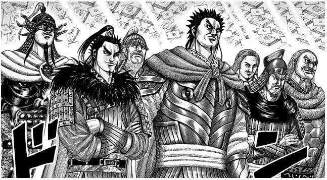  Kingdom manga panel