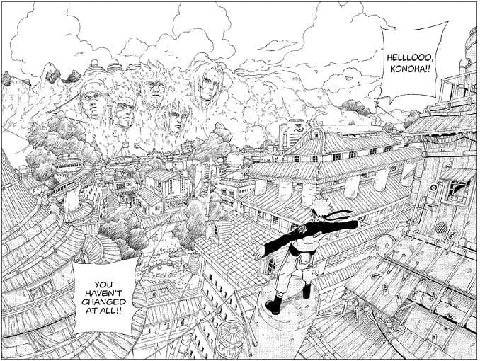  Naruto manga panel