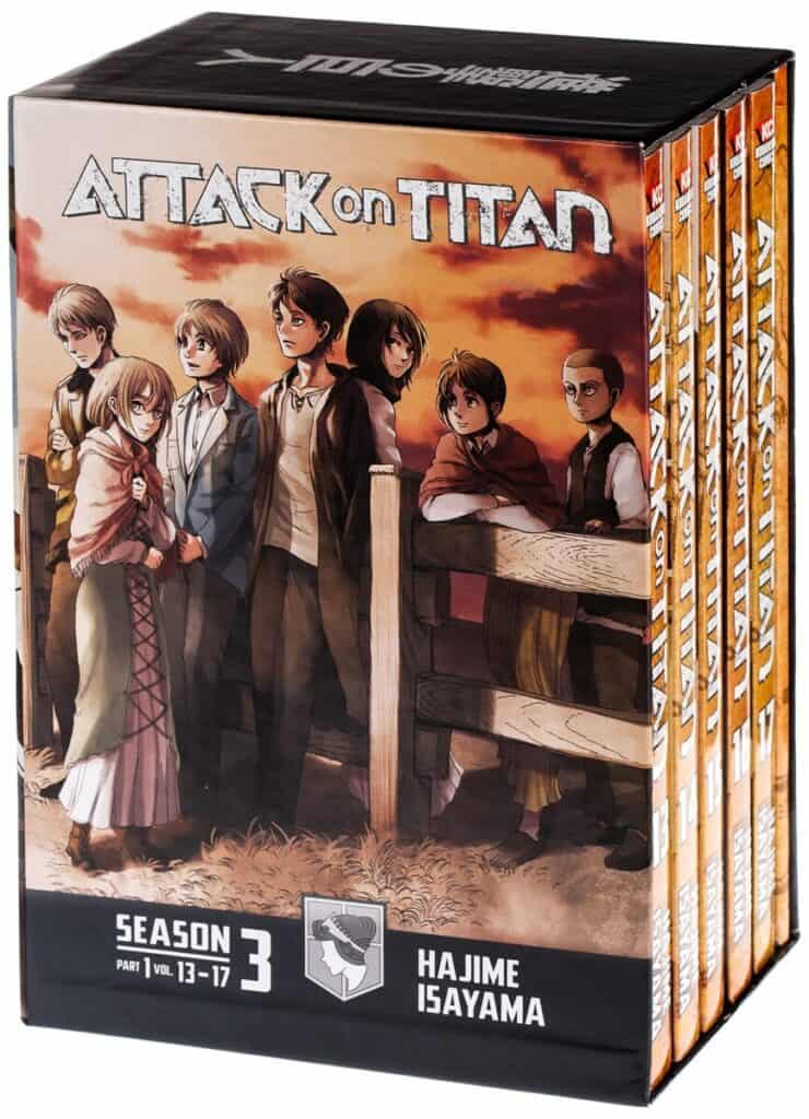 Attack on Titan manga box set 