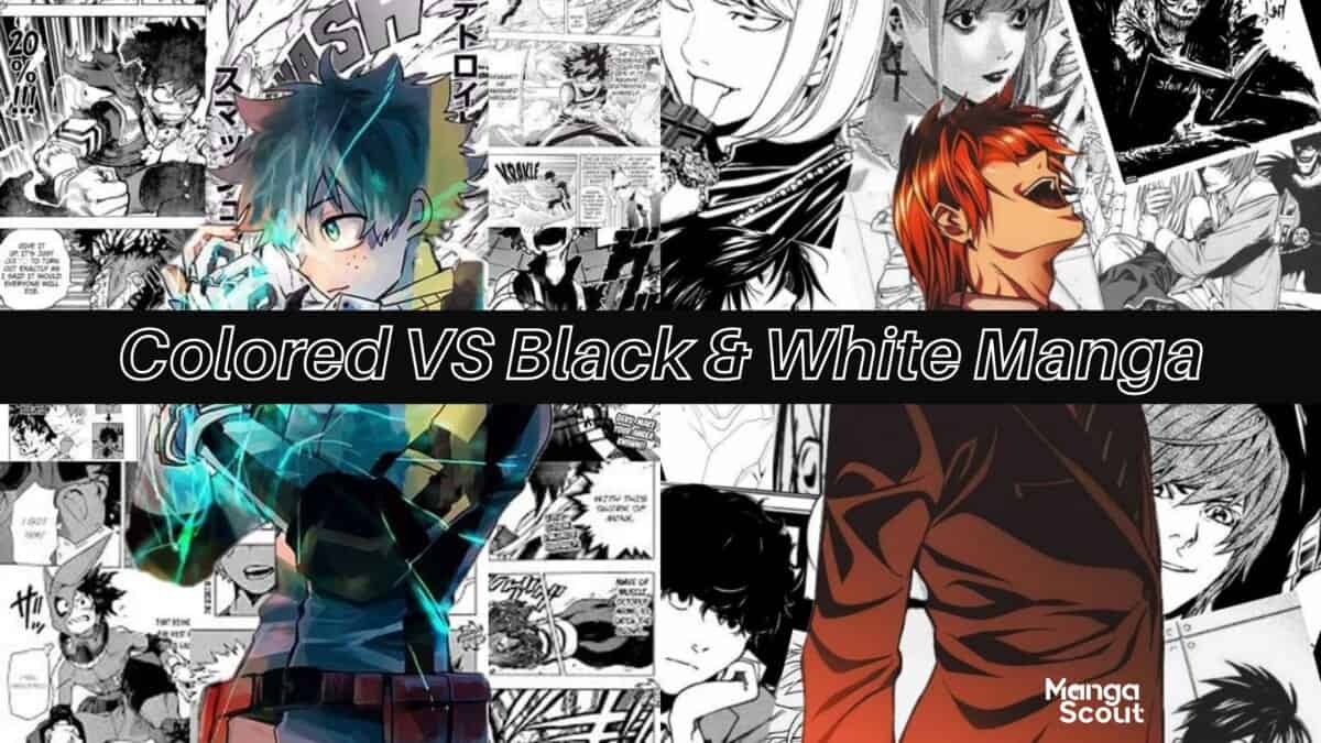 Colored VS Black & White Manga