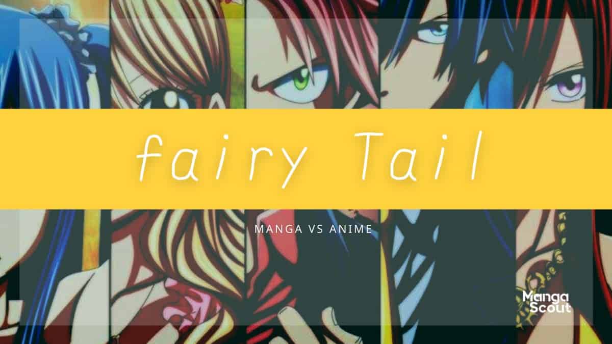 Fairy tail manga vs anime